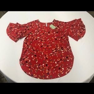 Paisley Grace Retro Vibes Top L